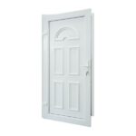 drzwi wejsciowe d07 biale otwarte