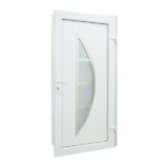 drzwi wejsciowe d12 biale otwarte