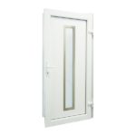 drzwi wejsciowe d13 biale otwarte