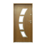 drzwi stalowe 55 mm MALAGA 01 INOX S2